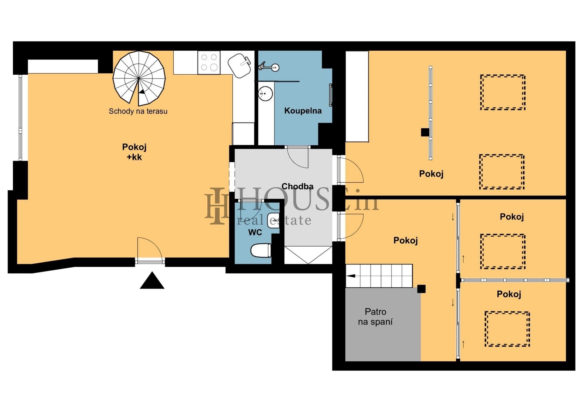 Pronájem bytu 3+kk 83 m² - foto 4
