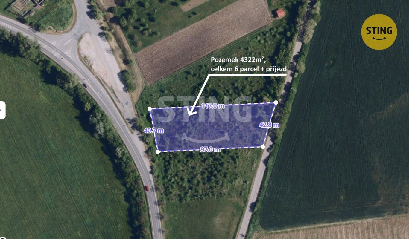 Prodej pozemku 4322 m² - foto 5