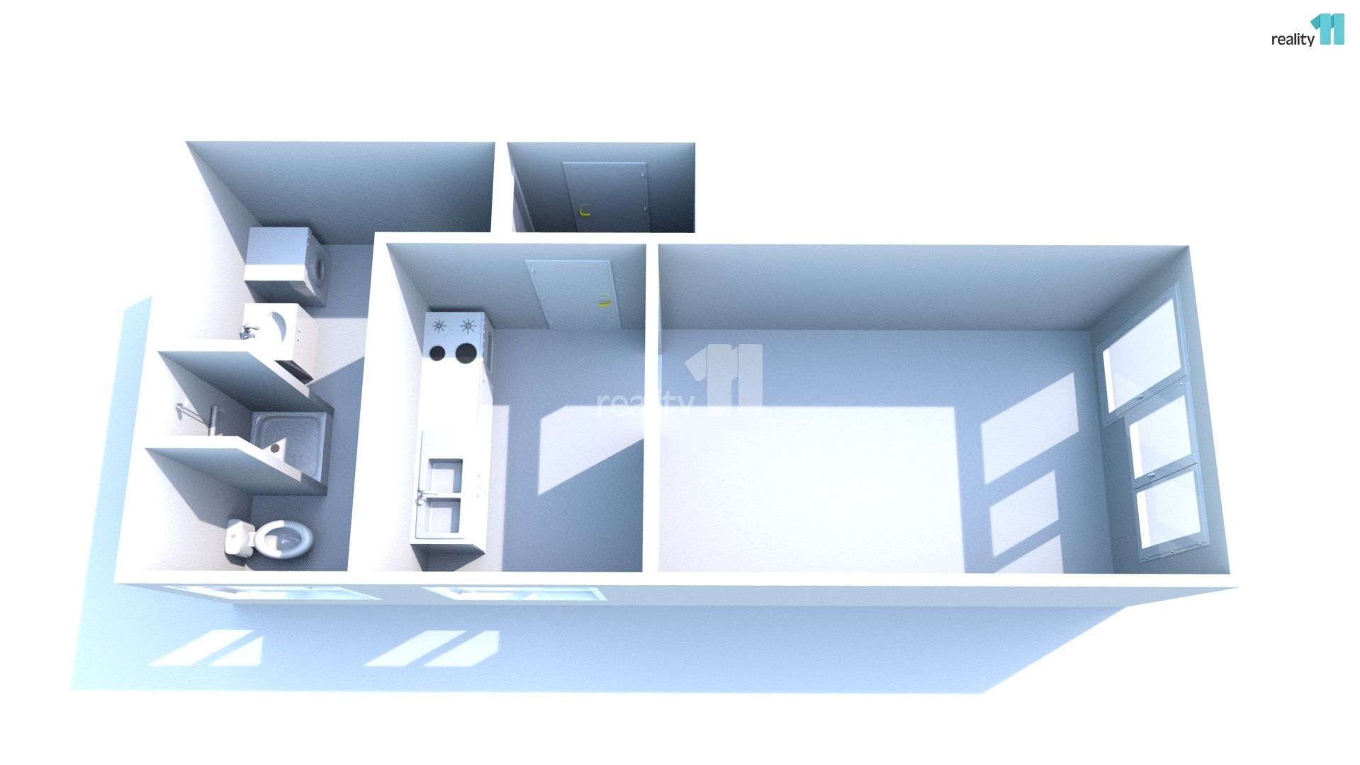 Pronájem bytu 1+1 32 m² - foto 2