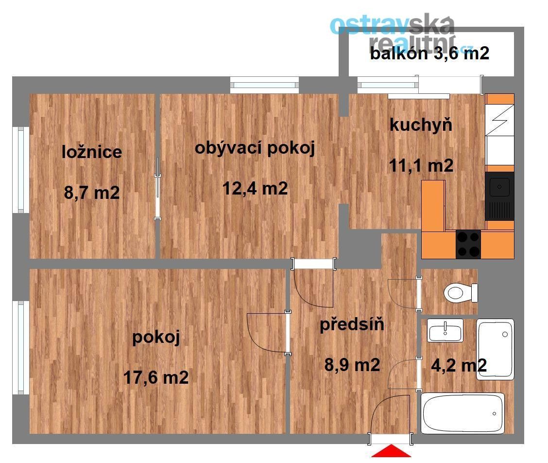 Prodej bytu 3+1 65 m² - foto 20