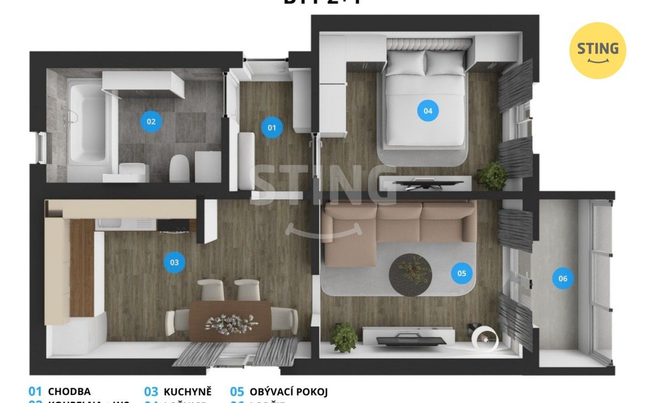 Prodej bytu 2+1 49 m² - foto 23