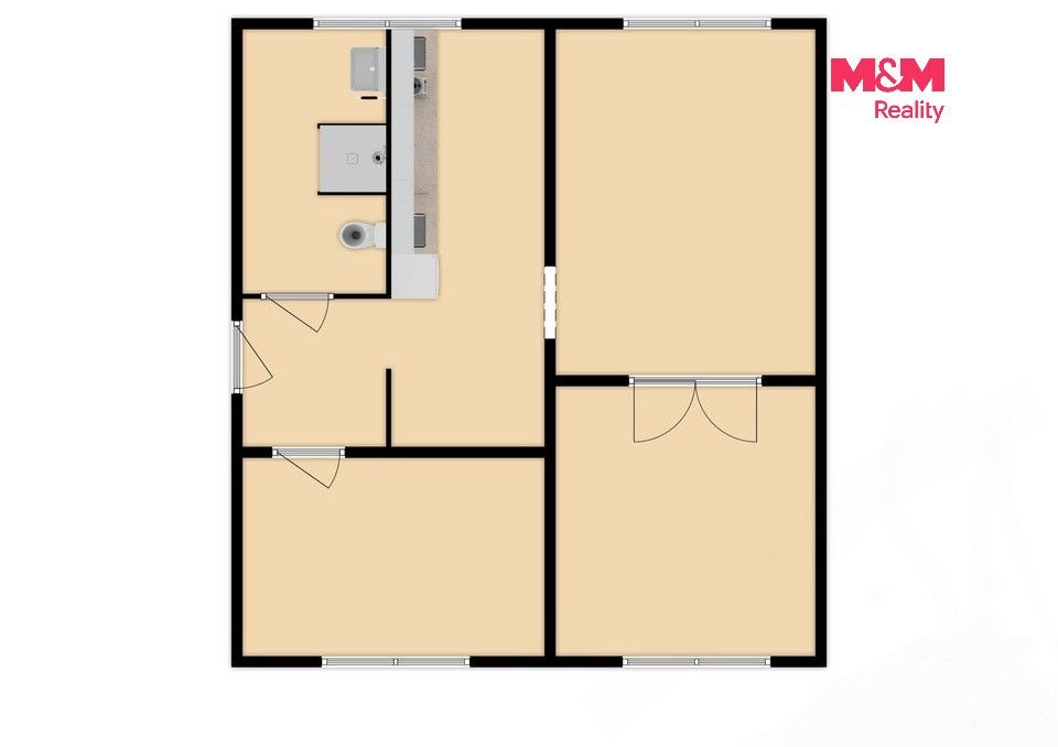 Pronájem bytu 3+1 66 m² - foto 6