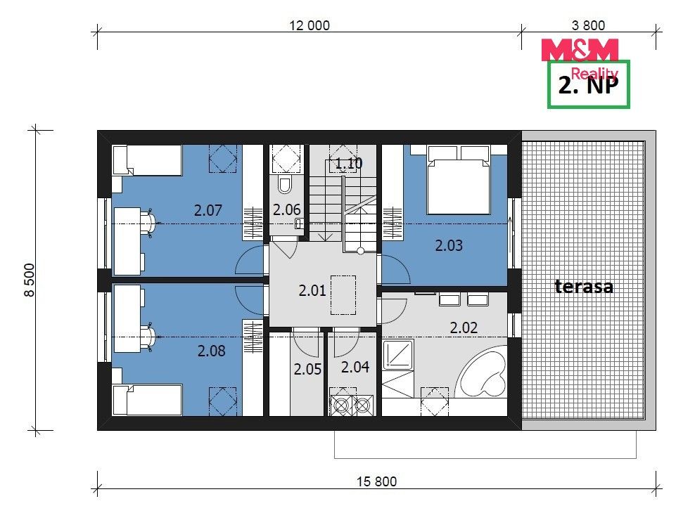 Pronájem domu 199 m² - foto 24