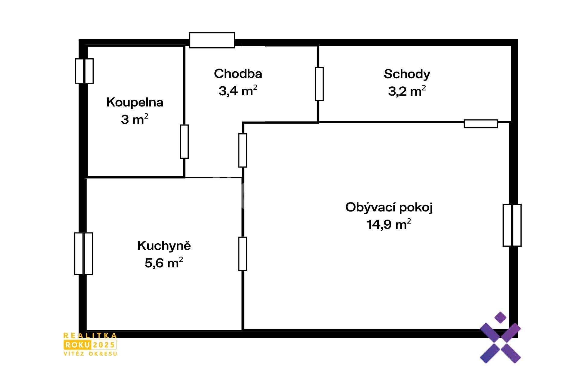 Pronájem domu 60 m² - foto 22