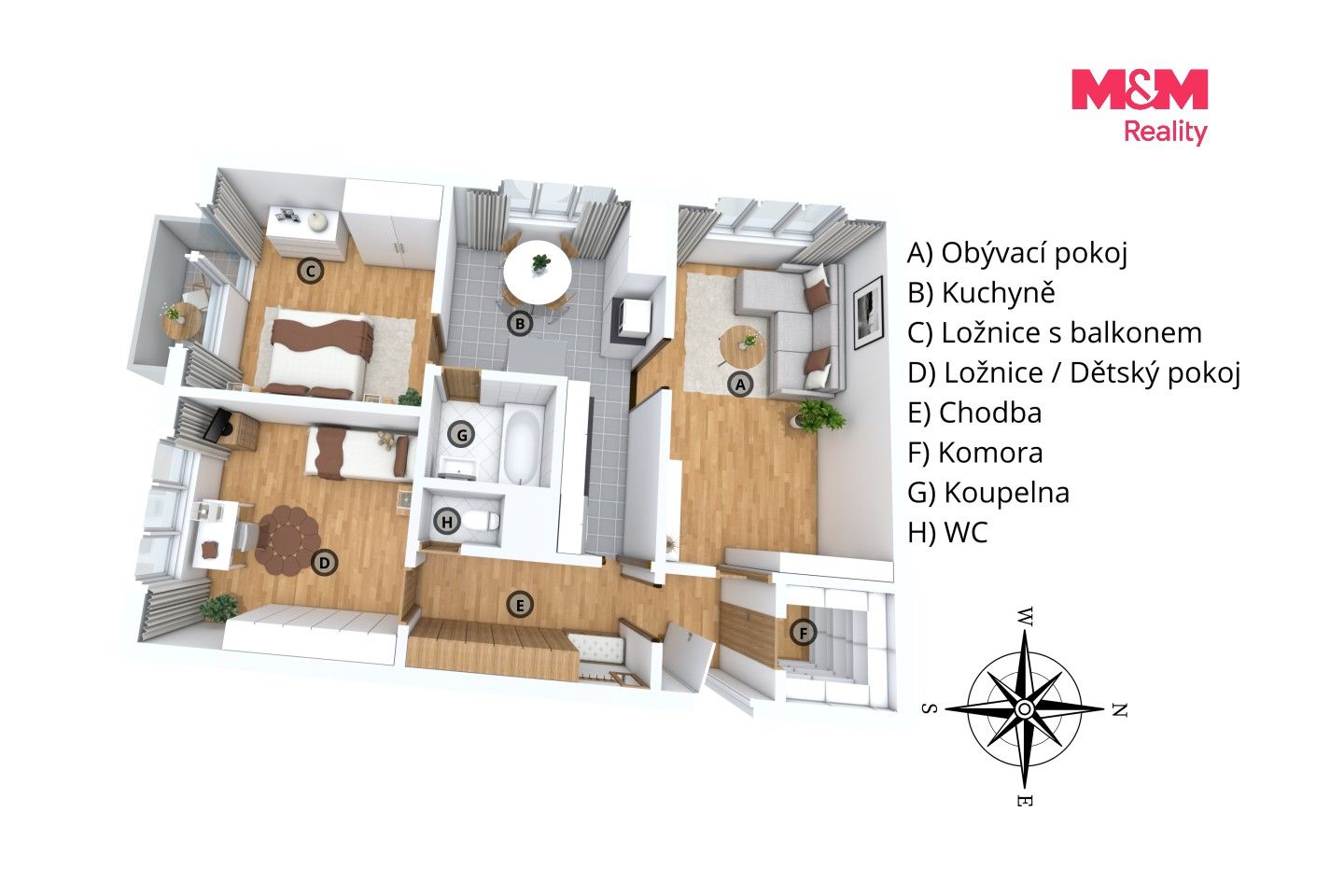 Prodej bytu 3+1 72 m² - foto 22