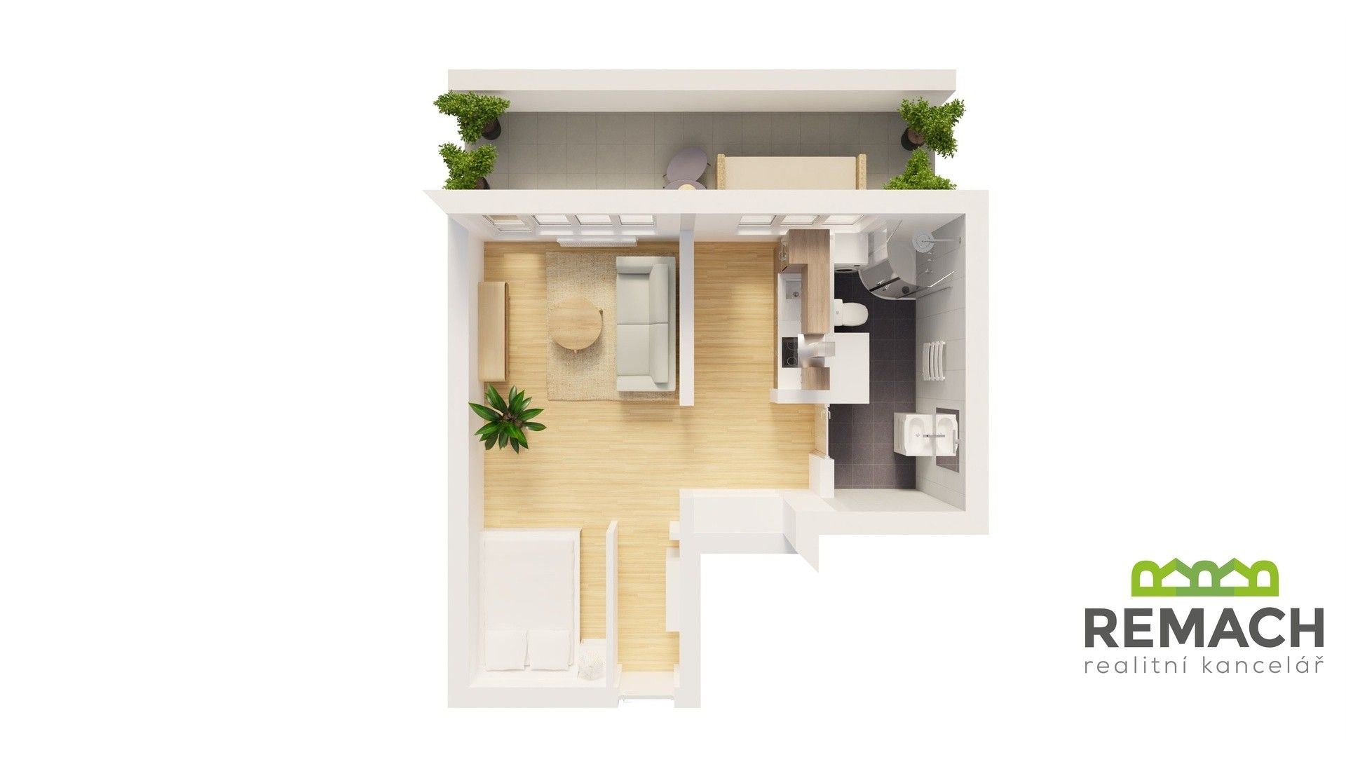 Pronájem bytu 1+kk 33 m² - foto 14