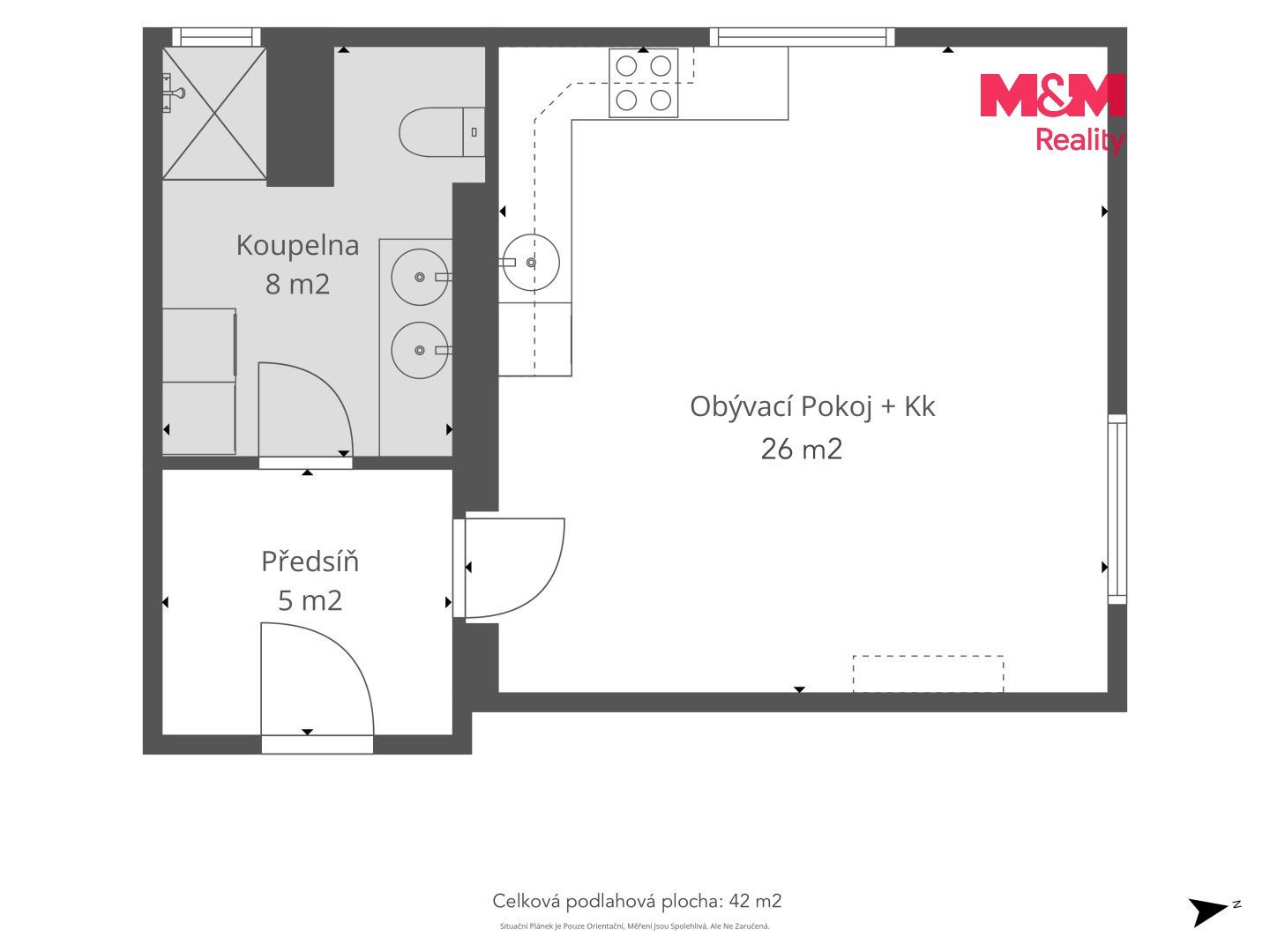 Prodej bytu 1+kk 38 m² - foto 4