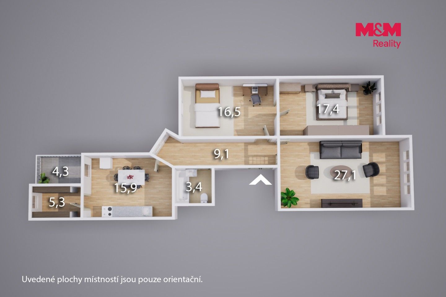 Prodej bytu 3+1 102 m² - foto 14