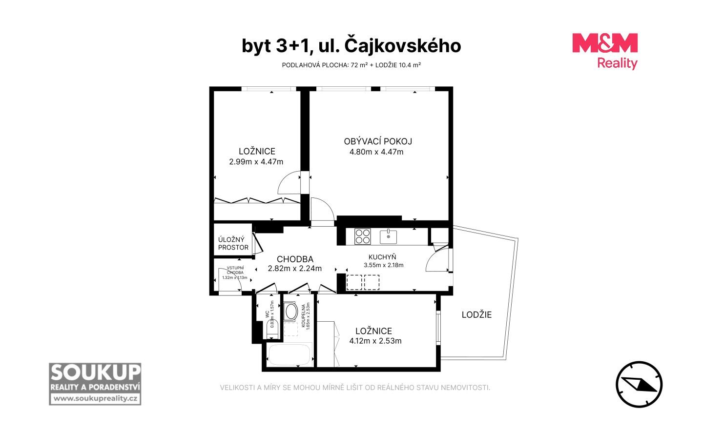 Prodej bytu 3+1 85 m² - foto 14