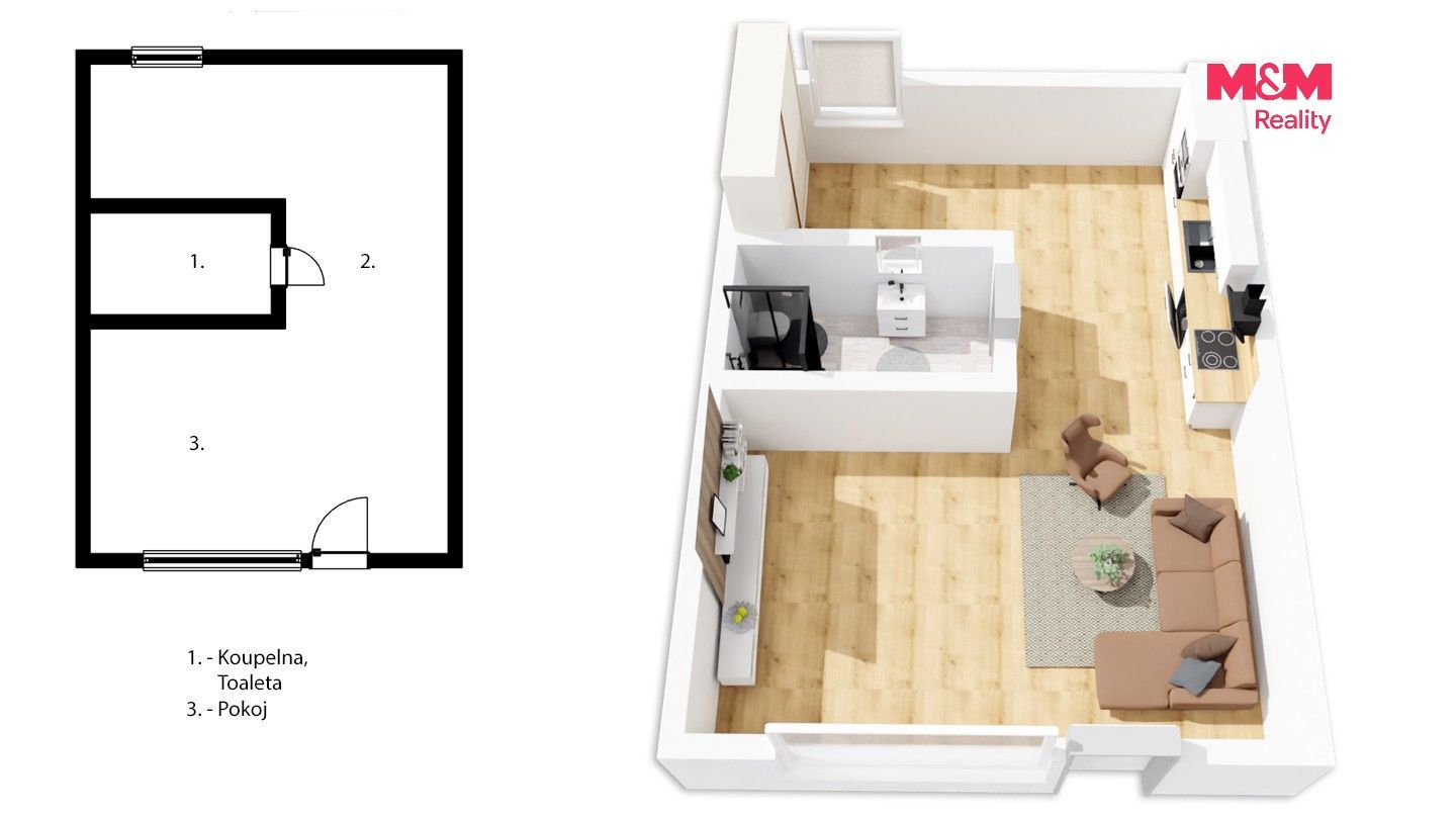 Pronájem komerčního prostoru 45 m² - foto 3