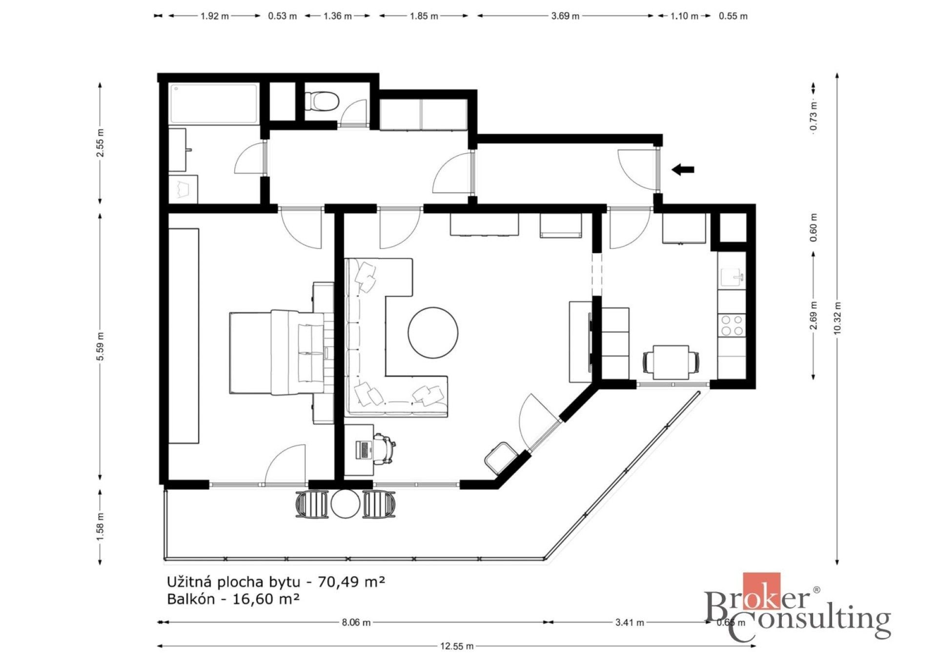 Prodej bytu 2+1 71 m² - foto 23