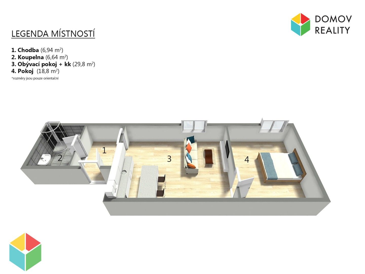 Prodej bytu 2+kk 64 m² - foto 4