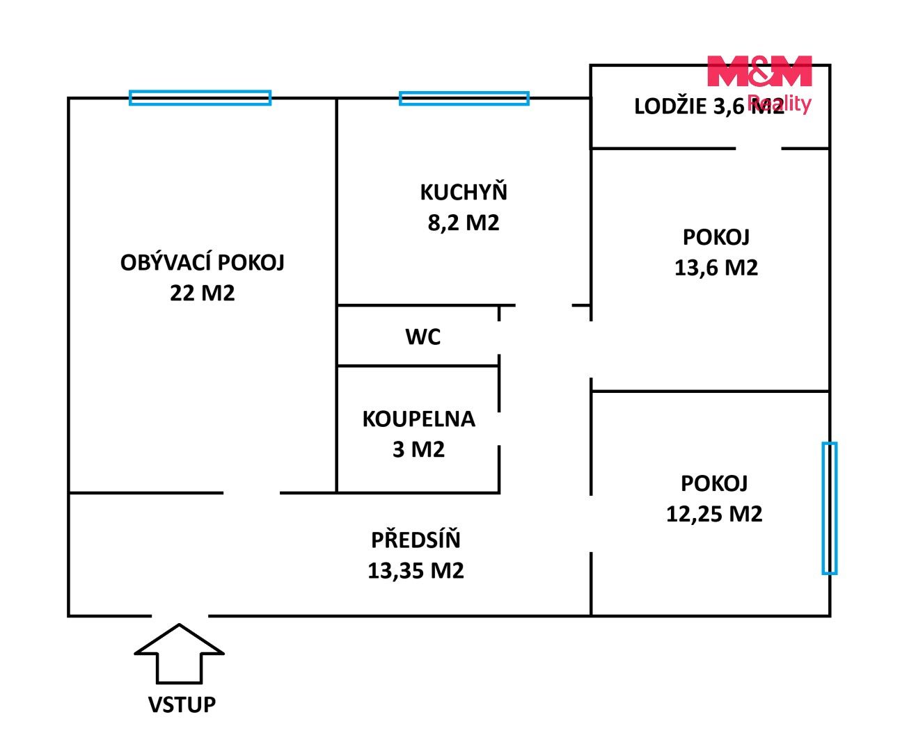 Prodej bytu 3+1 78 m² - foto 12