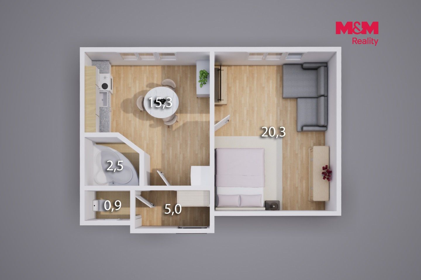 Prodej bytu 1+1 45 m² - foto 17