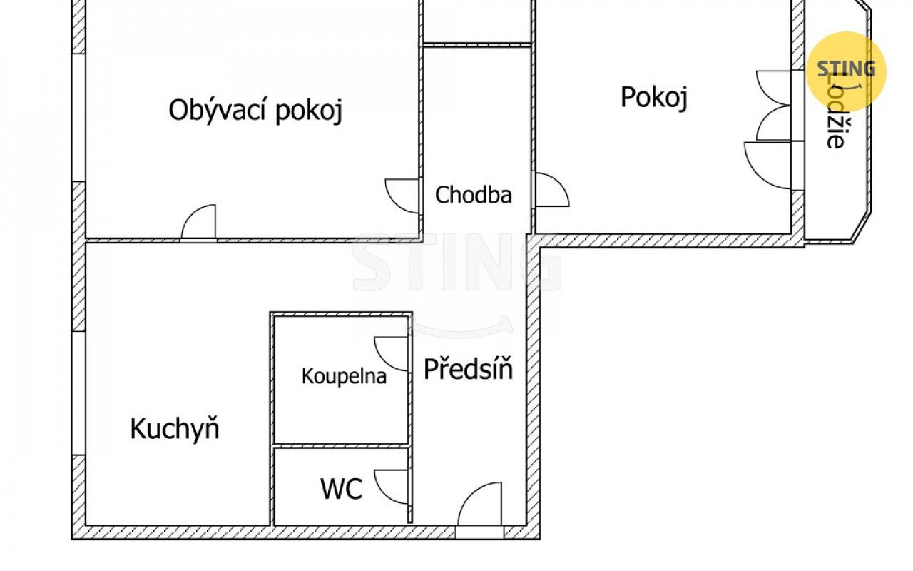 Pronájem bytu 2+1 58 m² - foto 15