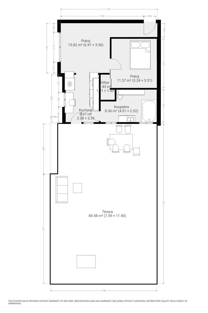 Pronájem bytu 2+kk 47 m² - foto 23