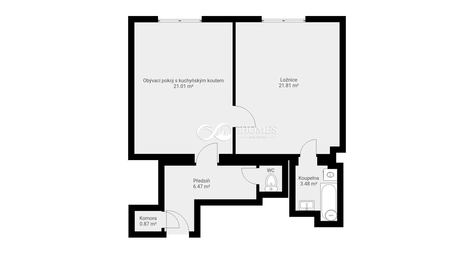 Prodej bytu 1+1 55 m² - foto 19