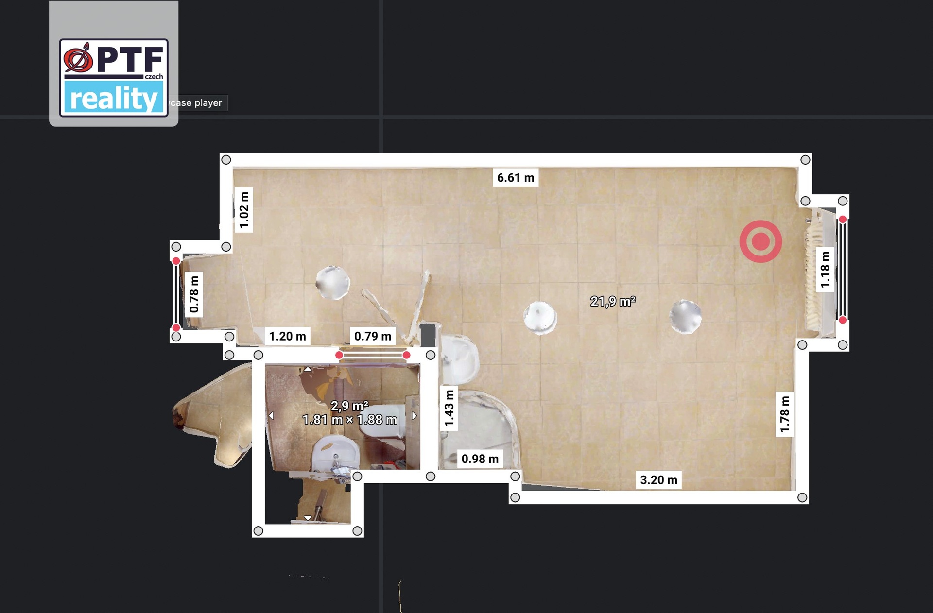 Pronájem nebytového prostoru 25 m² – přízemí v centru města, s vlastním vstupem - foto 10